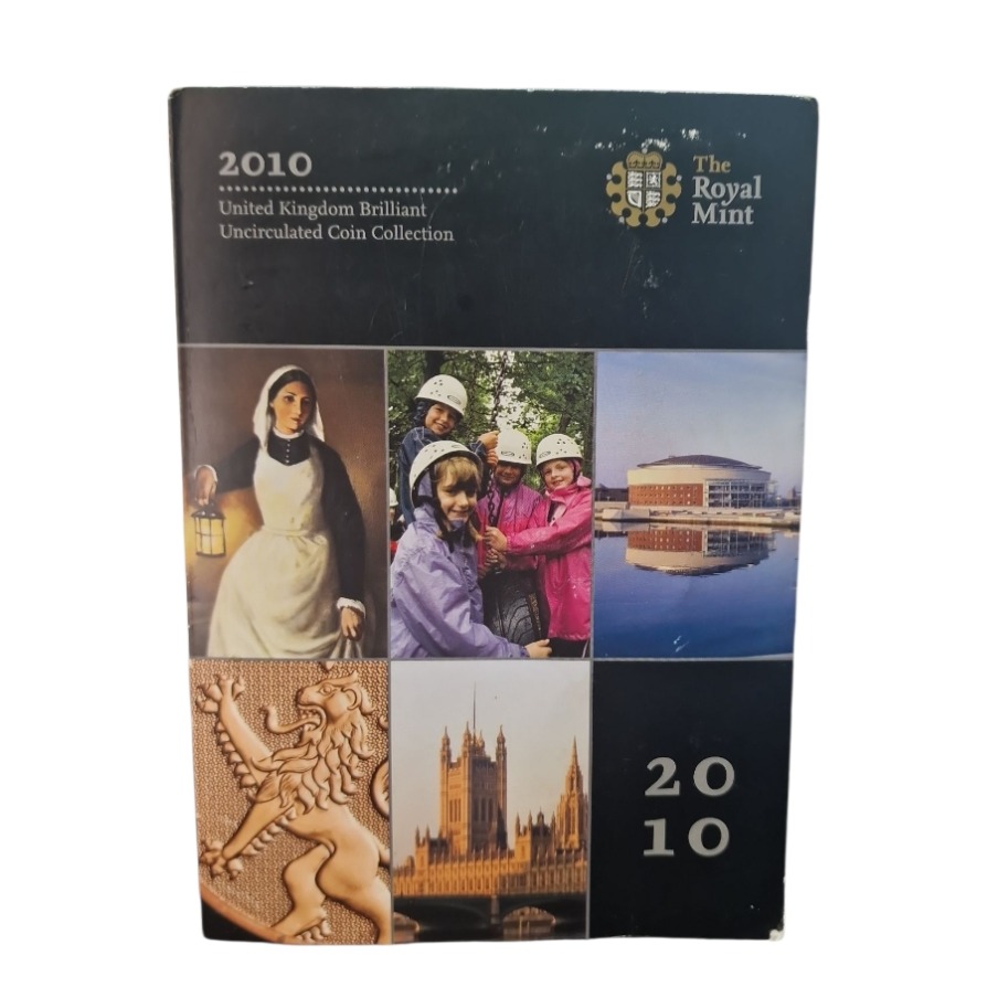 Product photo for 2010 Royal Mint Brilliant Uncirculated 12 Coin Set