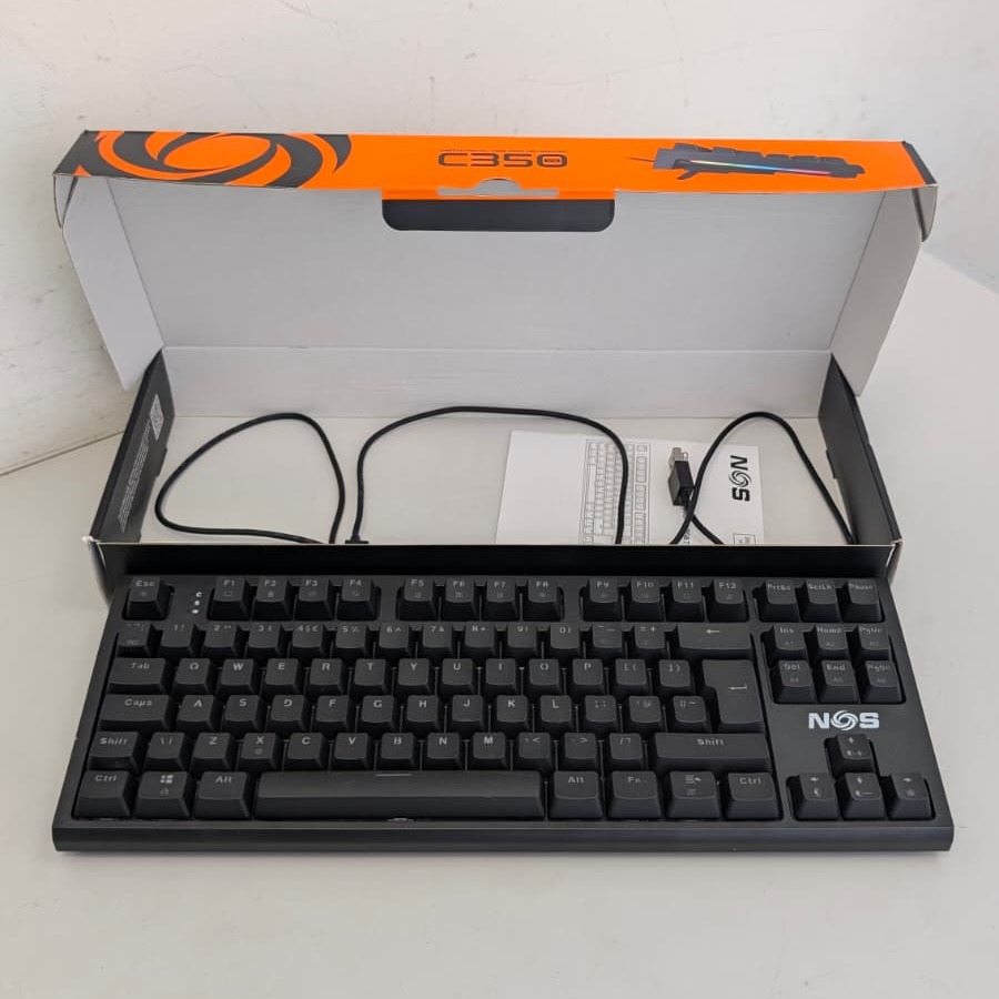 Product photo for NOS C-350 Mini RGB Mechanical Gaming Keyboard