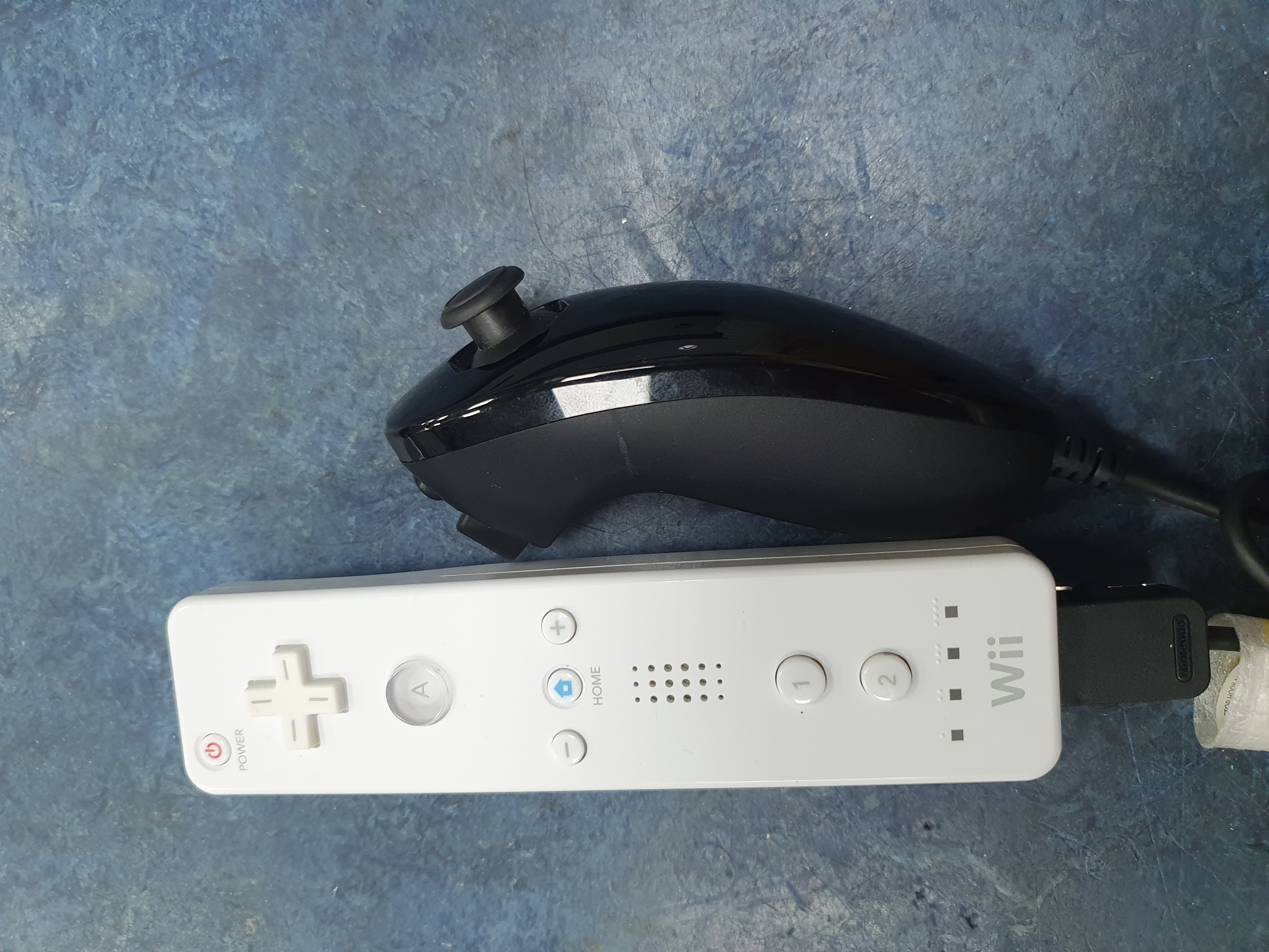 Product photo for Nintendo  Nintendo Wii Controller and Nunchuck