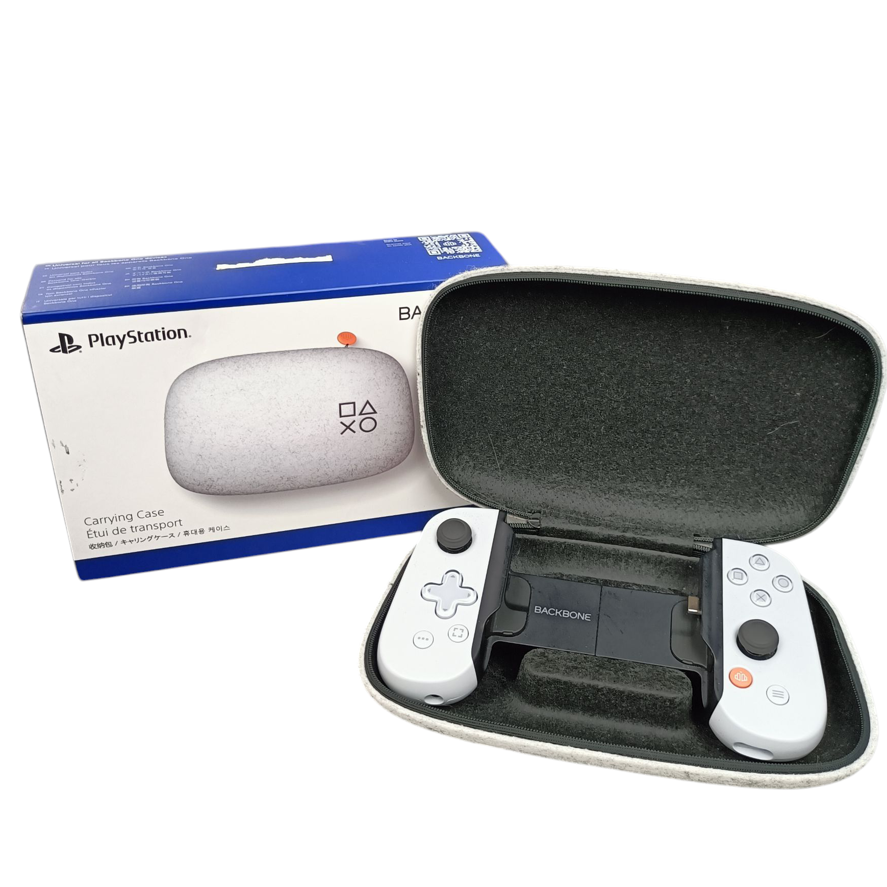 Product photo for Backbone Mobile Gaming Controller And Carry Case