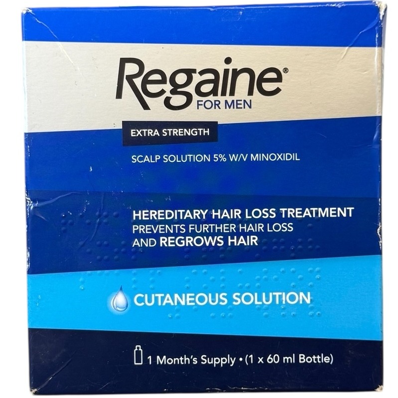 Product photo for New: Regaine For Men Extra Strength - 5% W/V Minoxidil (60ml Bottle)