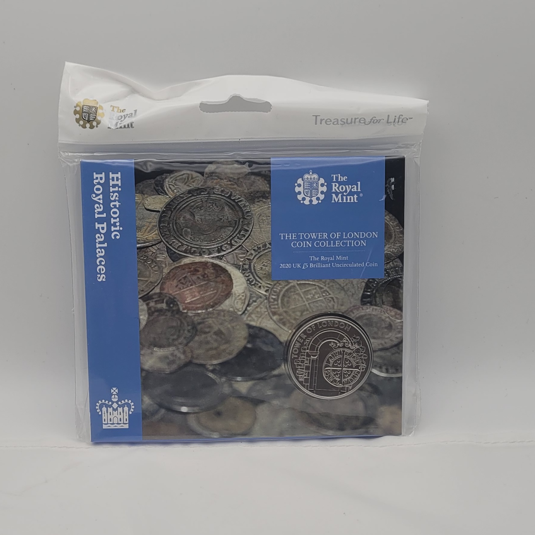 Product photo for The Tower Of London Coin Collection 2020 UK £5 Brilliant Uncirculated