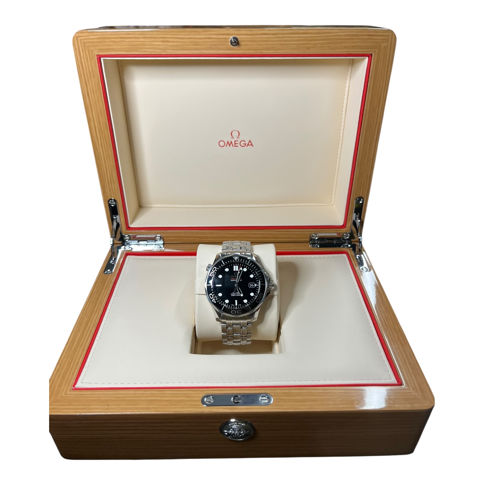 Product photo for Omega Seamaster Diver 300M – Automatic Men’s Watch (Boxed with Papers)