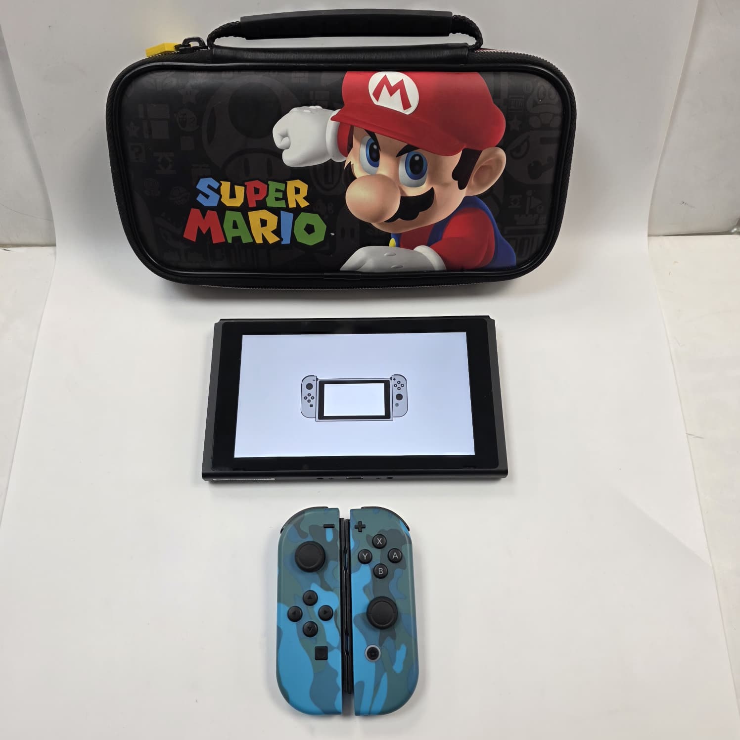 Product photo for Nintendo Switch 32GB blue Joy-Con with Mario & Sonic Olympic Game
