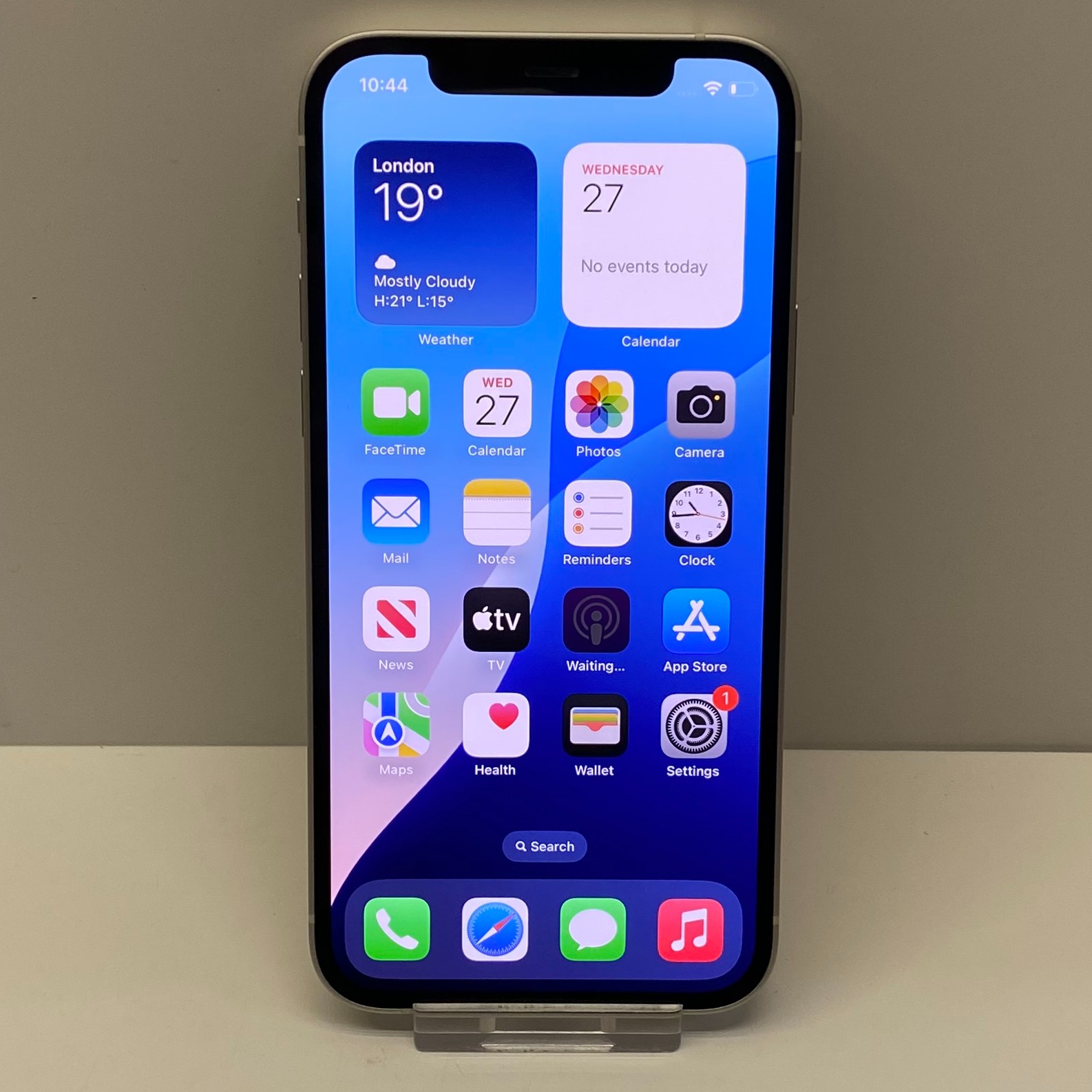 Product photo for Apple iPhone 12 Unlocked Model A2403 64GB in White