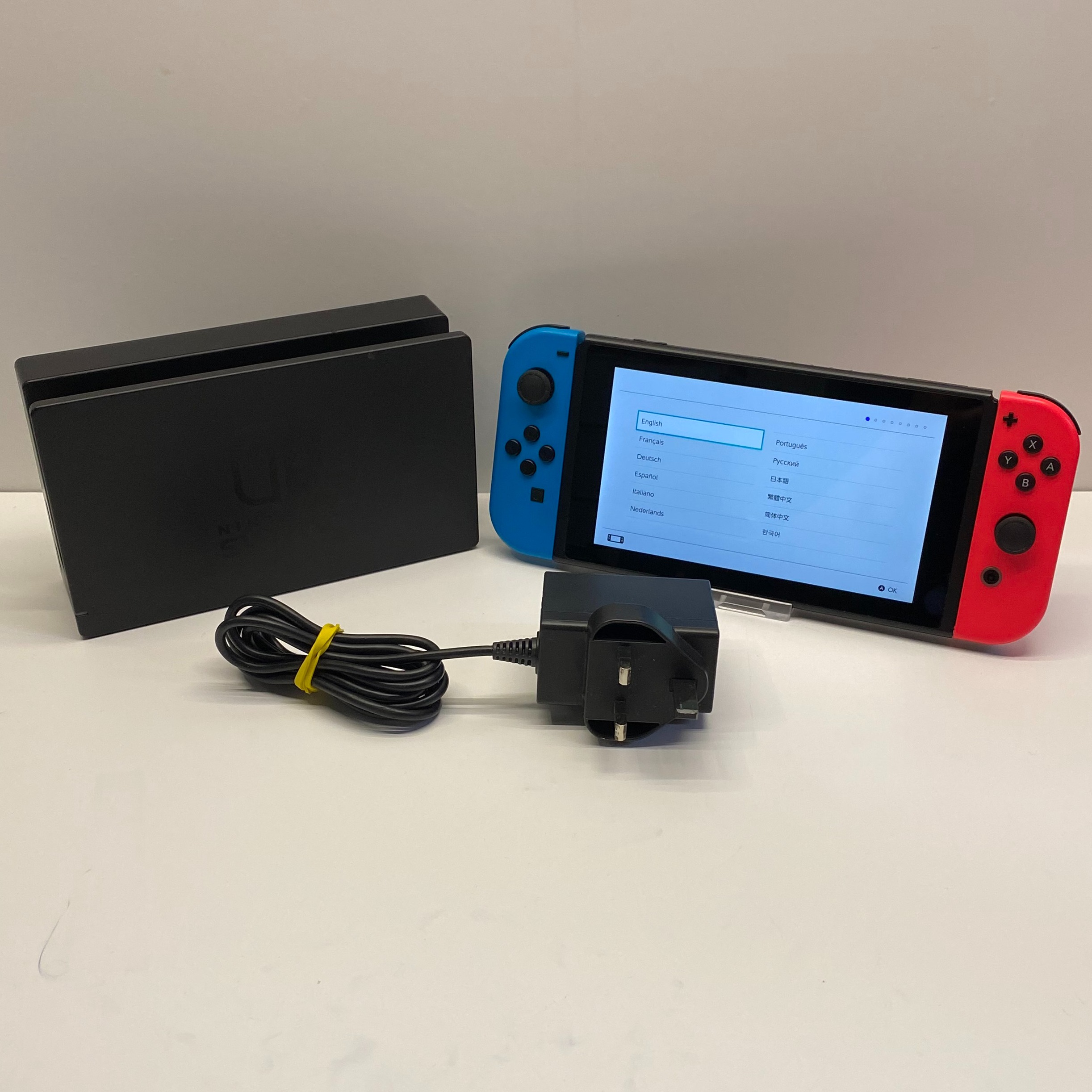 Product photo for Nintendo Switch Console with Neon Red/ Blue Joy Cons 32GB