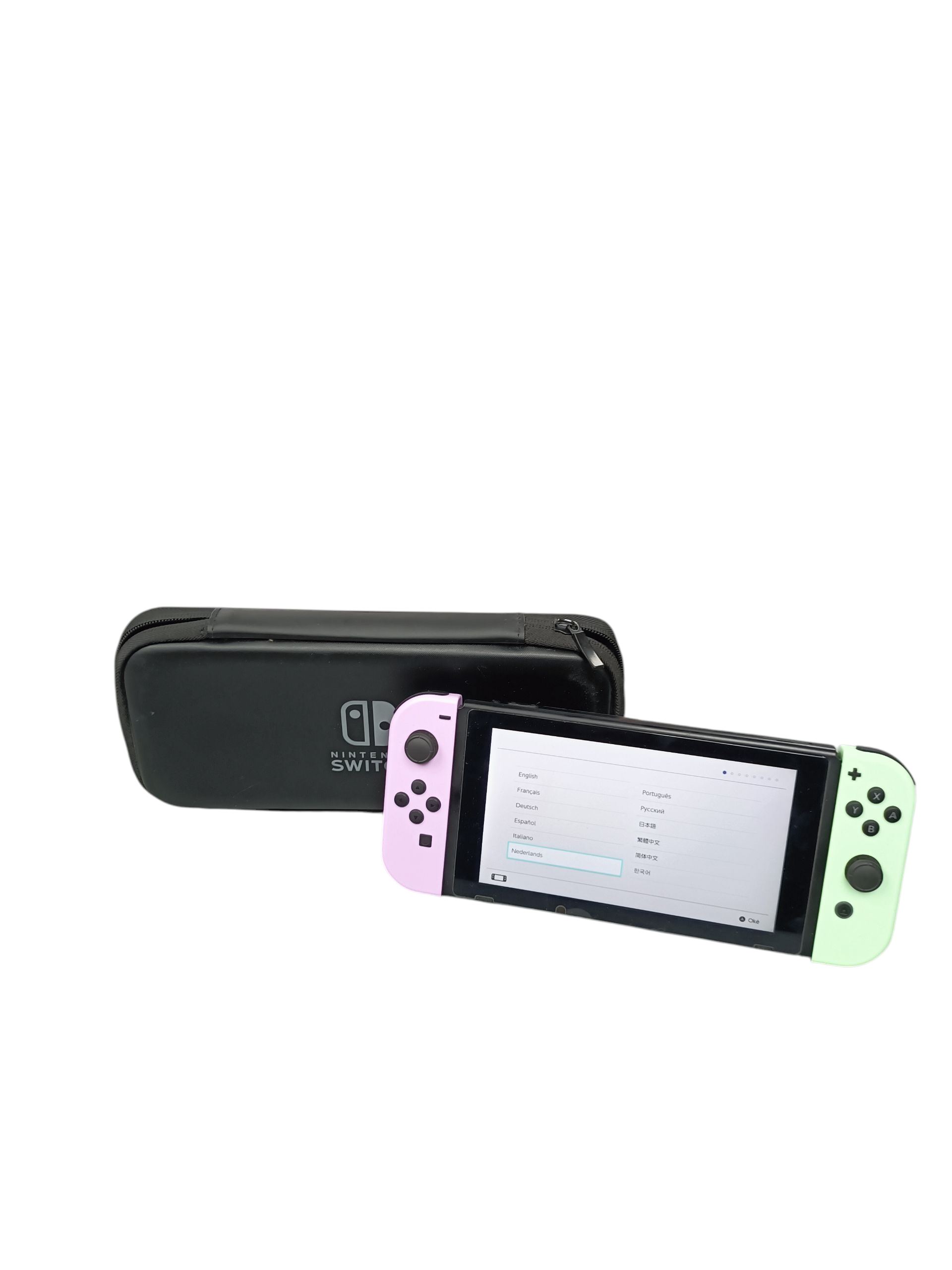 Product photo for Nintendo Switch 32GB W/Animal Crossing JOY CONS