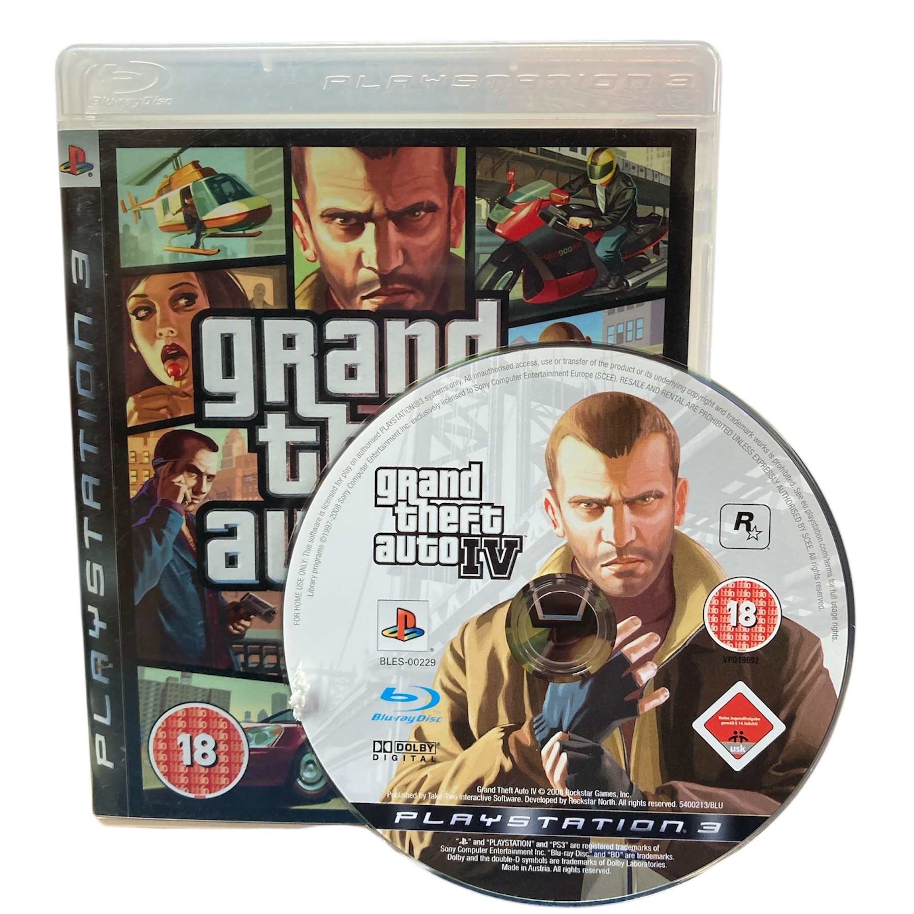 Product photo for Grand Theft Auto 4 PS3