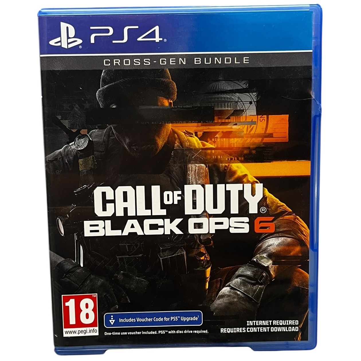 Product photo for Call Of Duty: Black Ops 6 - PlayStation 4 (PEGI 18, Region 2, Activision, Used)