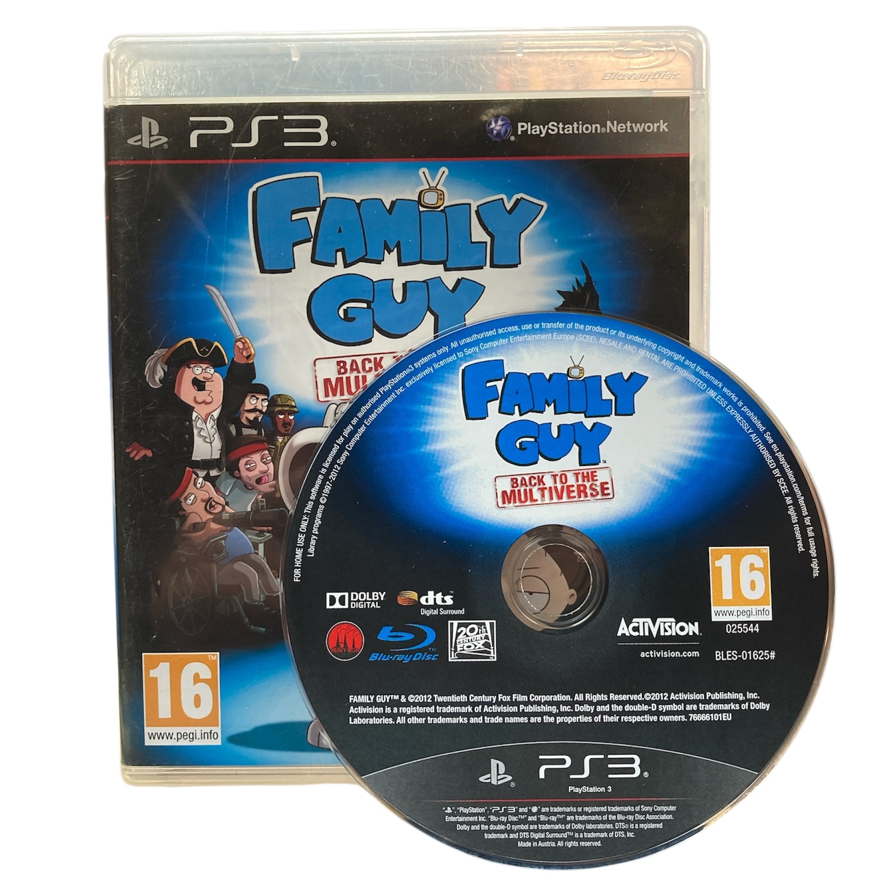 Product photo for Family Guy Back to the Multiverse PS3