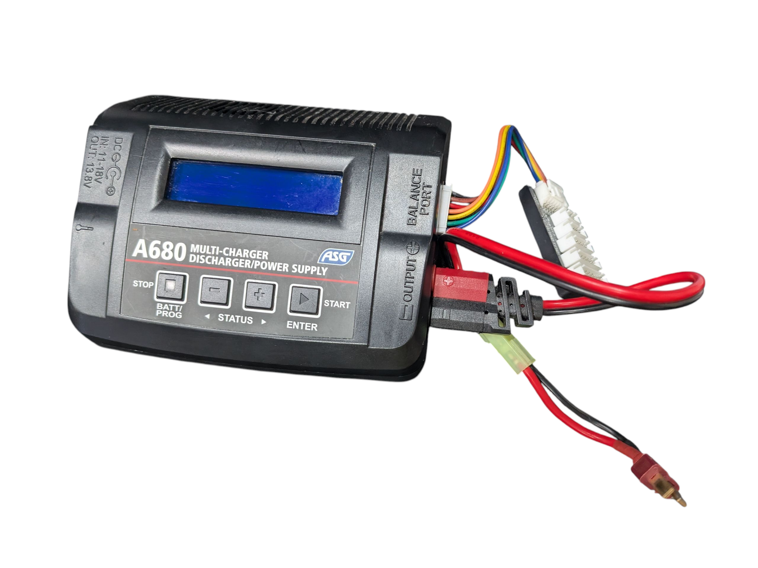 Product photo for ASG A680 Airsoft RC LiPo NiMH Battery Multi-Charger Discharger with Case & Leads