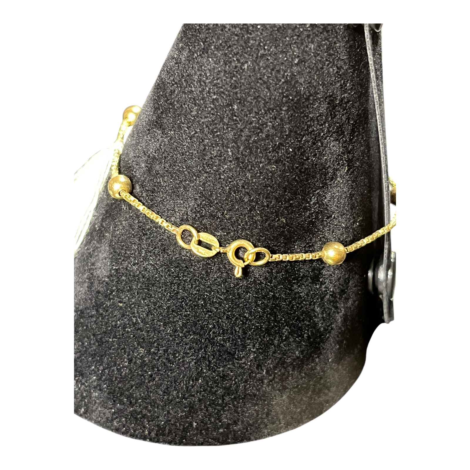 Product photo for 18ct Gold Ball Bracelet – 7 Inches