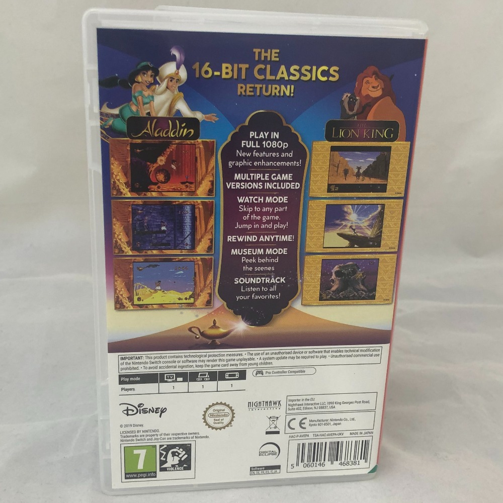 Disney Classics Aladdin & The Lion King Nintendo Switch - Own4Less