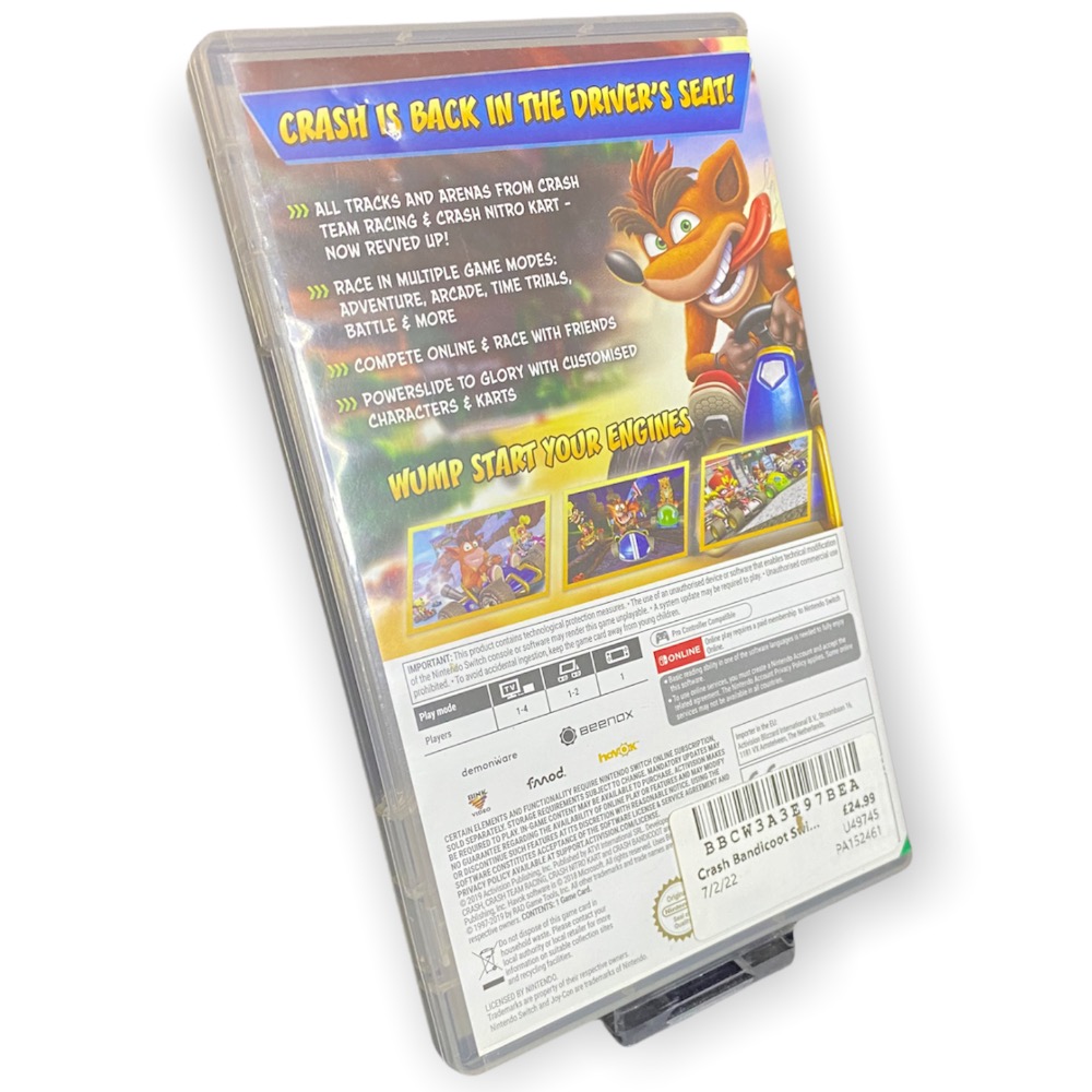 Nintendo Crash Bandicoot Nitro Fueled Own4Less