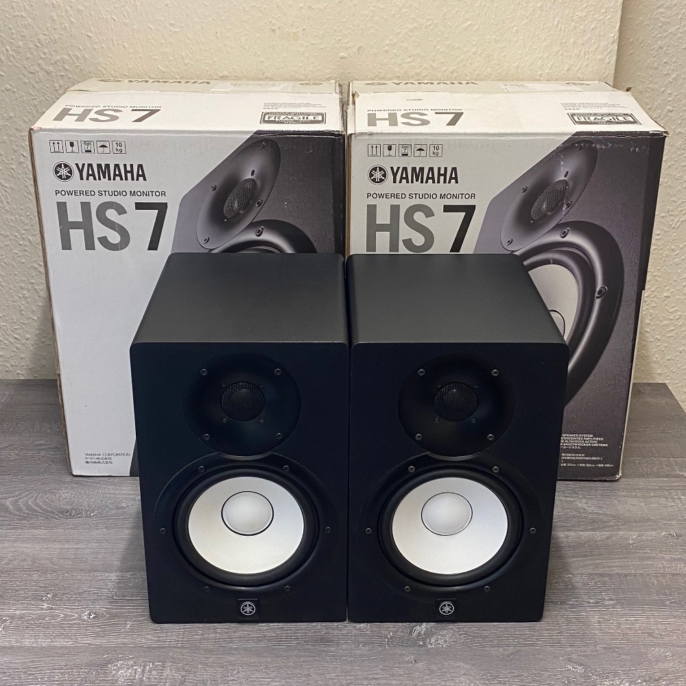 YAMAHA HS7 ACTIVE POWERED STUDIO MONITOR SPEAKERS PAIR BOXED Own4Less